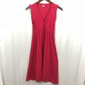 J. Crew ruffle twirl sundress small berry